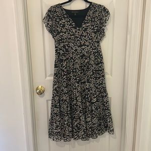 banana republic flower dress